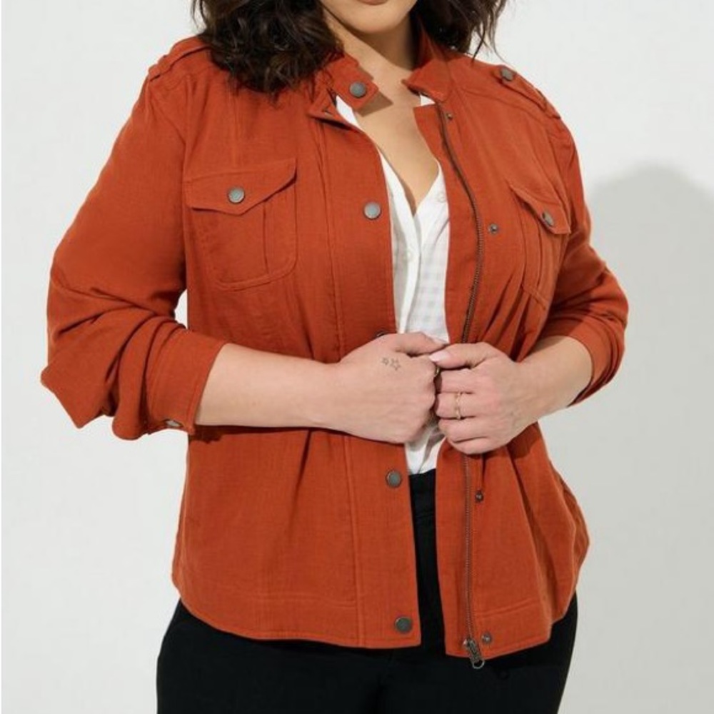 Double Gauze Fold Utility Jacket